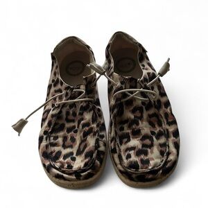 Hey Dude Leopard Print Women's Sneakers